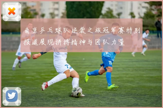 南京乒乓球队逆袭之旅冠军赛特别报道展现拼搏精神与团队力量