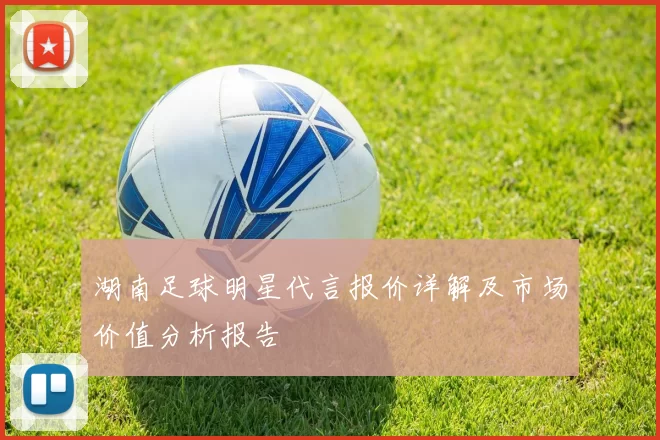 湖南足球明星代言报价详解及市场价值分析报告