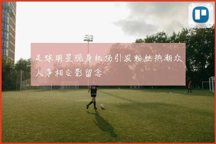 足球明星现身机场引发粉丝热潮众人争相合影留念