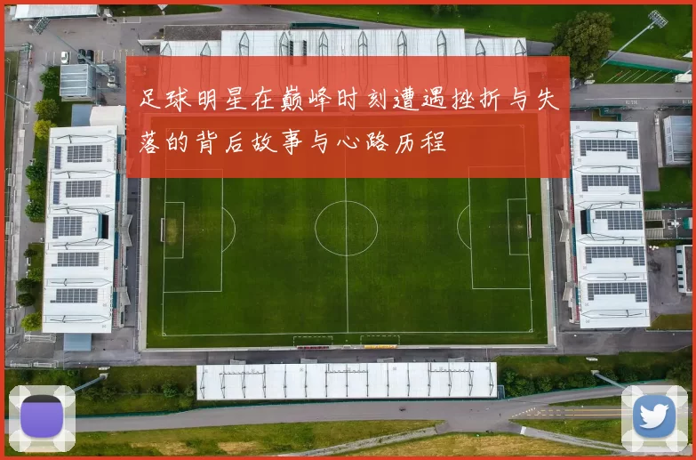 足球明星在巅峰时刻遭遇挫折与失落的背后故事与心路历程